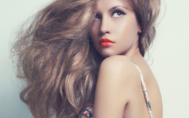 Female Model Advertisement